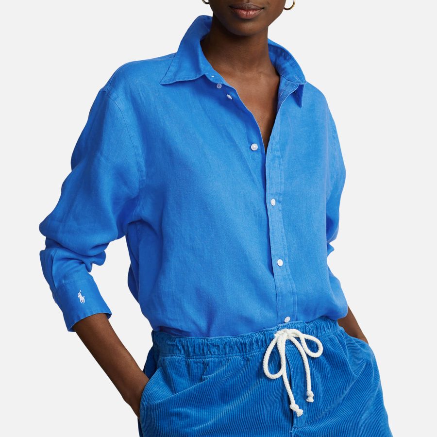 Polo Ralph Lauren Long Sleeve Linen Shirt - M