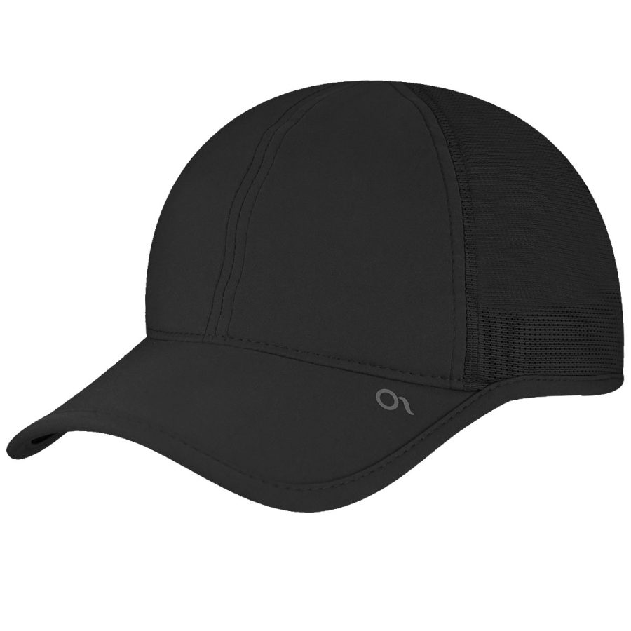 PonyFlo ® Mesh Back Baseball Cap - Black/1SFM