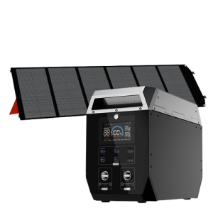 Portable Power Station 2000W and 200W Solar Panel Combo: Ultimate Off-Grid Power Solution