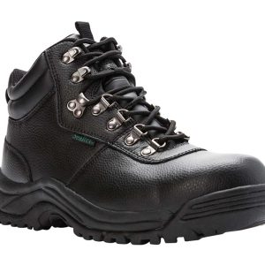 Propet Shield Walker MBU002L Men's 4" Waterproof Composite Toe Hiking & Work Boot - Extra Depth - Extra Wide