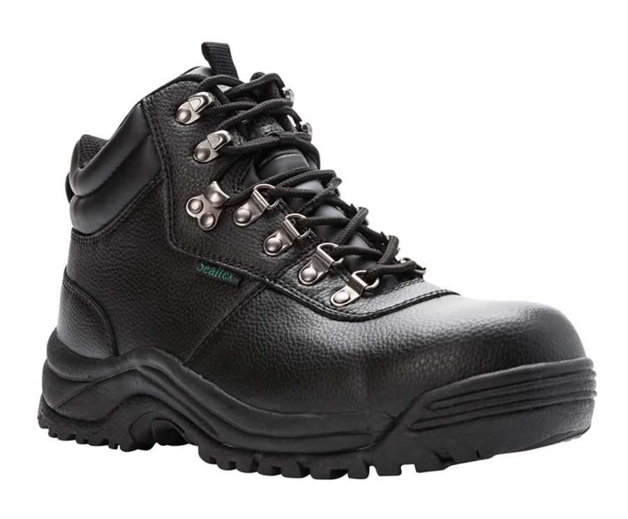 Propet Shield Walker MBU002L Men's 4" Waterproof Composite Toe Hiking & Work Boot - Extra Depth - Extra Wide