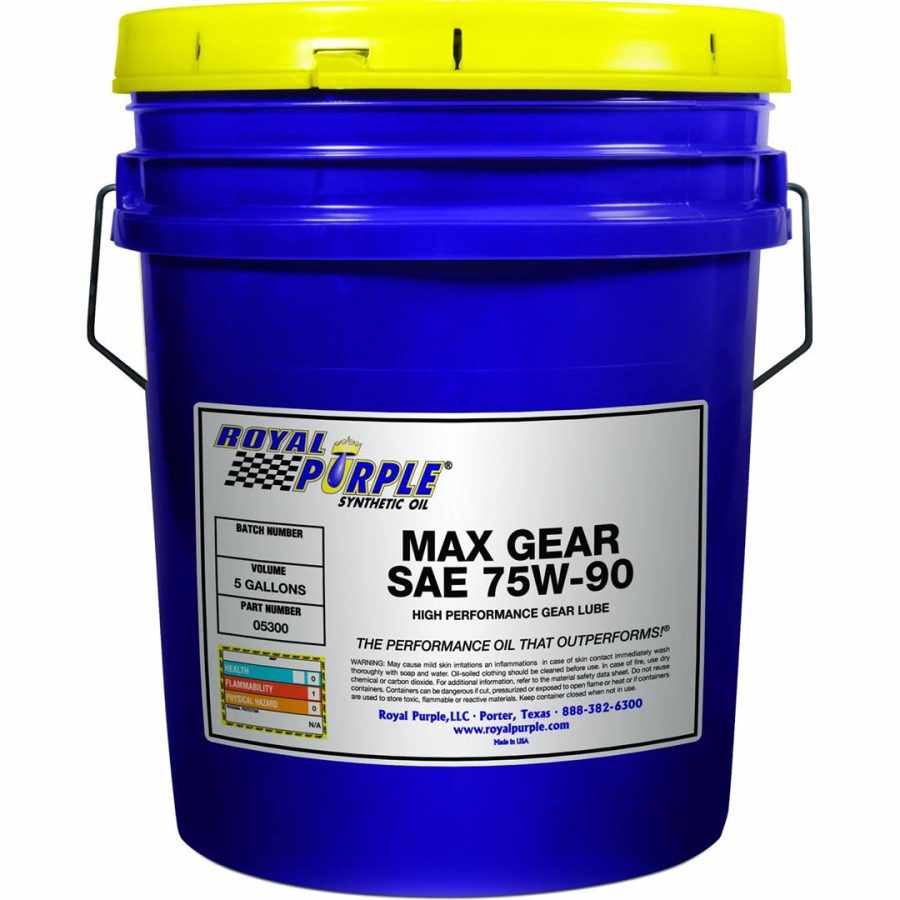 ROYAL PURPLE 5300 Max Gear 75W-90 High Performance Synthetic Automotive Gear Oil - 5 gal.