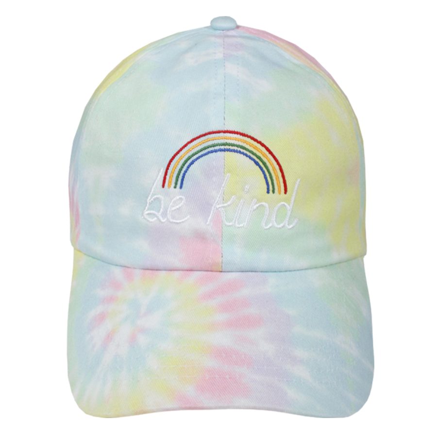 Rainbow Be Kind Ponyflo Baseball Cap - Pink/1SFM