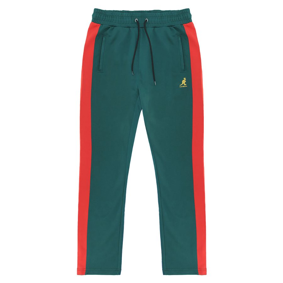 Retro Track Pants - Emerald/Red/XL