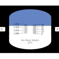SEAfractometer, Salinity Refractometer 4 Reef Aquarium, Marine Seawater, 0-40PPT