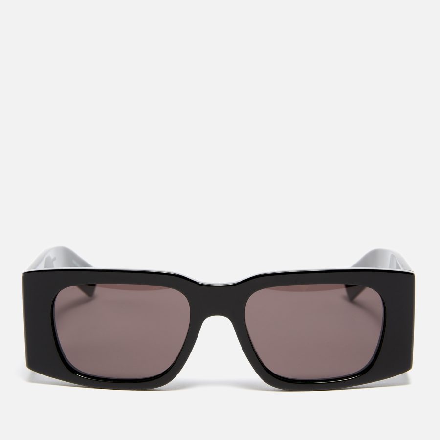 Saint Laurent Acetate Rectangular-Frame Sunglasses