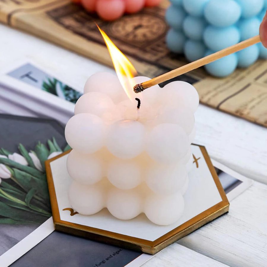 Scented Cube Bubble Candle