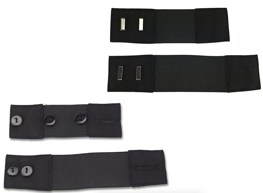 Self-Adjusting Button & Hook Waist Stretch Extension - Two Size Options