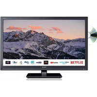 Sharp 24'' Smart TV LED DVD Combi HD Ready 720p Built In Freeview play Netfix Prime - 1T-C24EE7KC2FBD