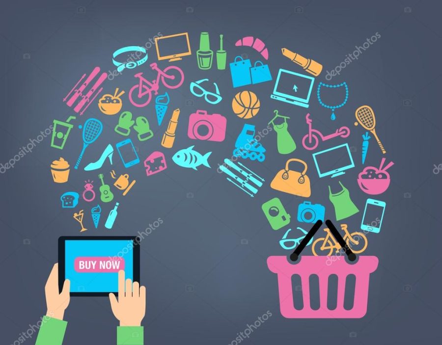 Shopping Online Background