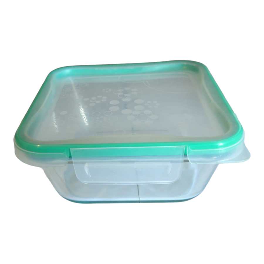Snapware Pyrex Glass Medium SQUARE 4 CUP Food Storage Container & Lid 8704
