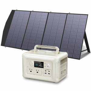 Solar Generator Kit 600W Portable Power Station 200W Solar Panel