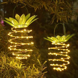 Solar Pineapple Lantern