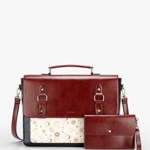 Starrynight Vintage 15.6-Inch Briefcase