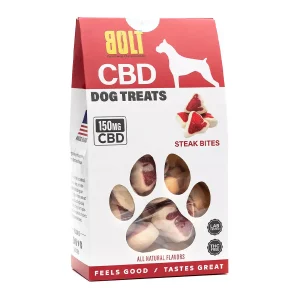 Steak Bites Bolt CBD Dog Treats 150mg