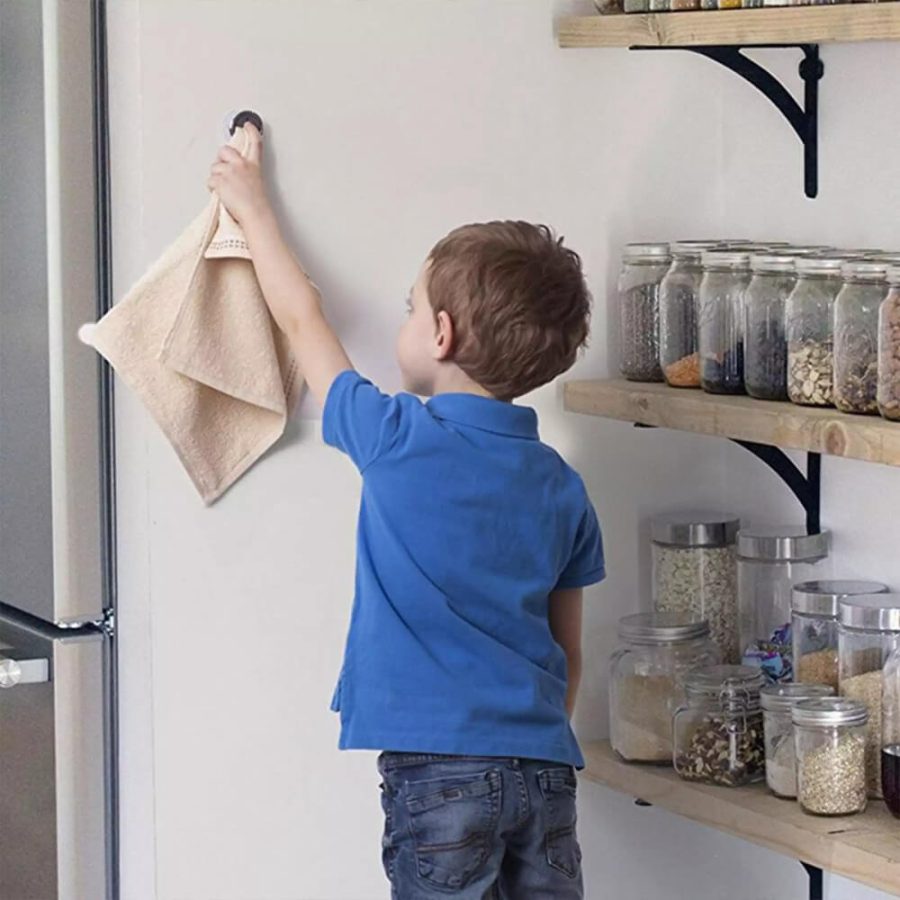 Tea Towel Push-In Holder