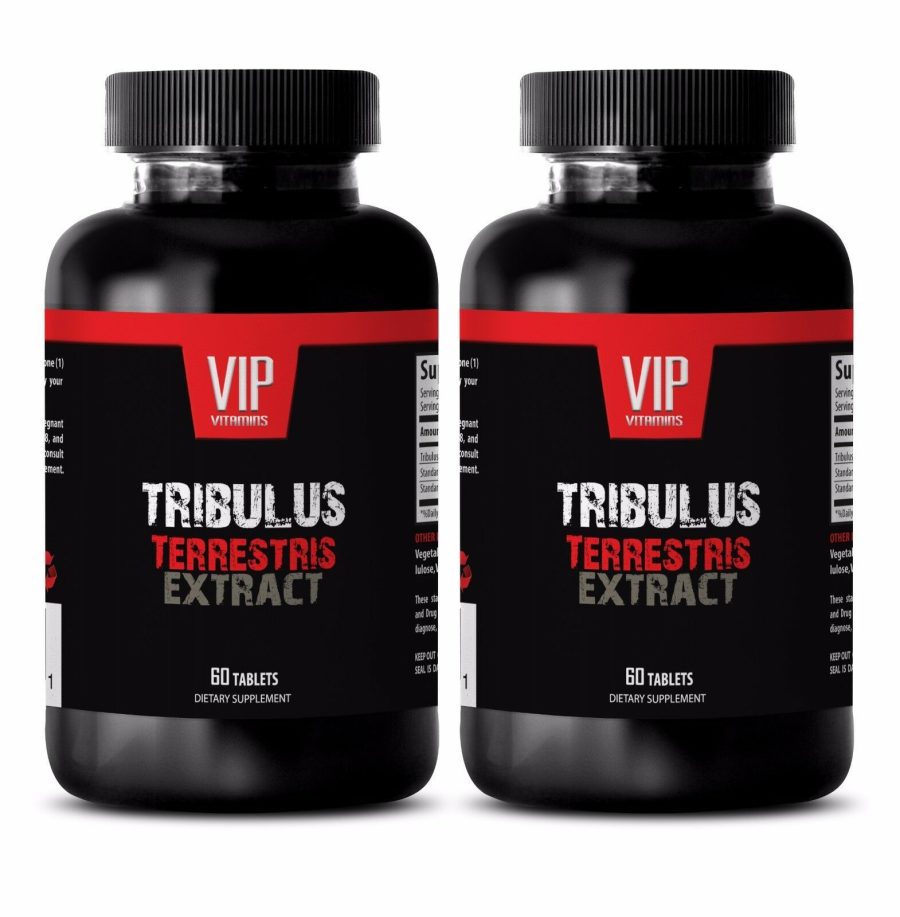 Testosterone Booster Levels Tribulus Terrestris 1000mg 2 Bottles 120 Caps