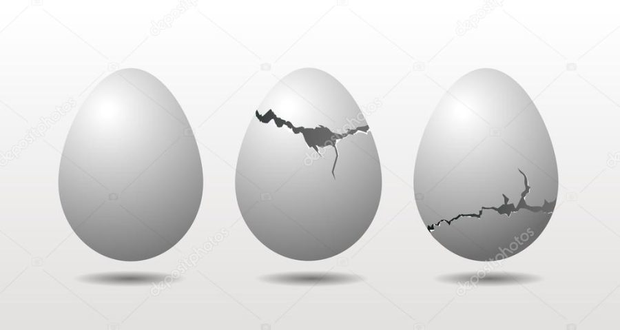 Three eggs - egg concept