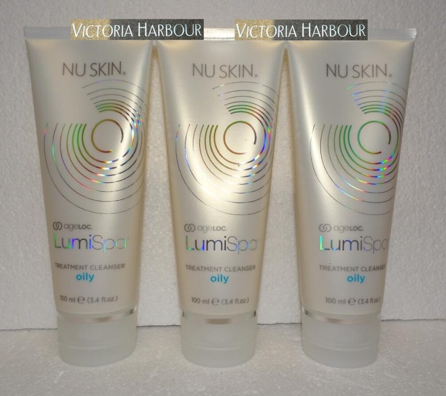 Three pack: Nu Skin Nuskin ageLOC LumiSpa Treatment Cleanser Gel Oily x3