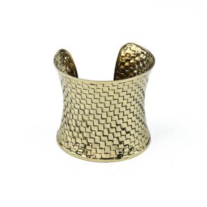 Tile Pattern Cuff Bracelet