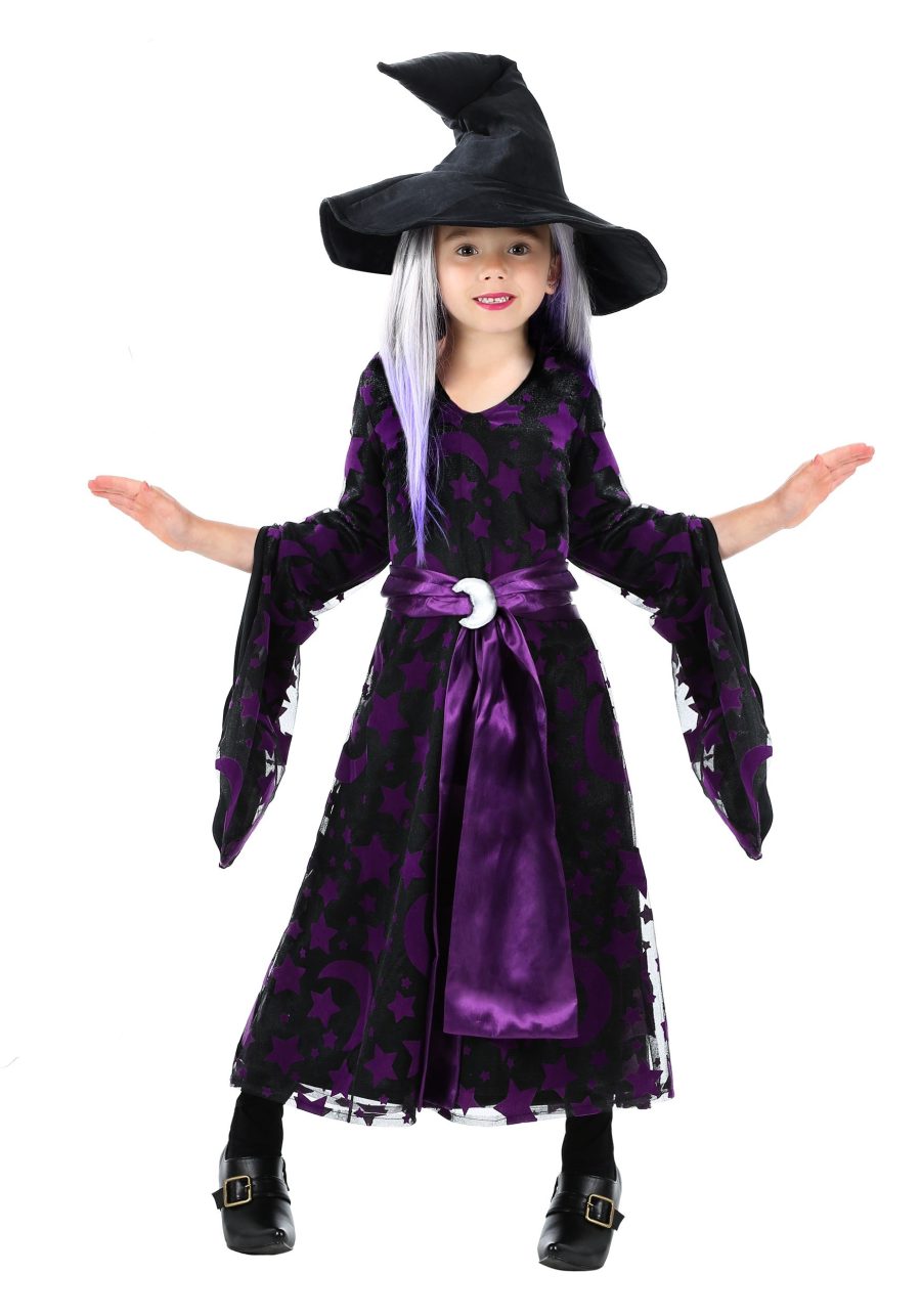 Toddler Purple Moon Witch Costume