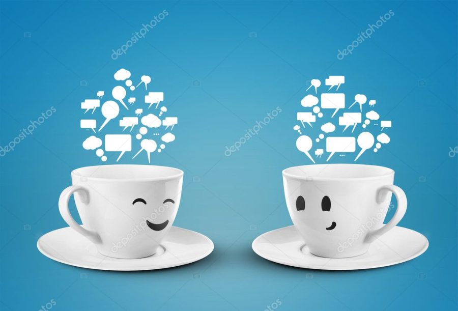 Two happy cup