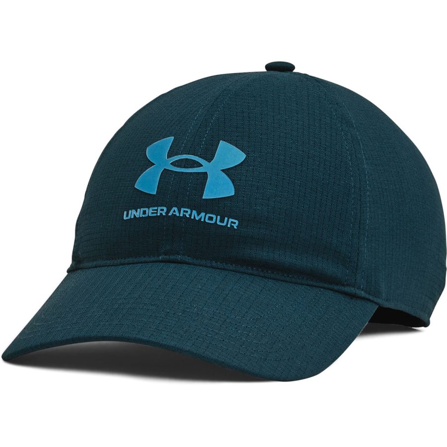UA Men's Iso-Chill ArmourVent Adjustable Hat - Blue Note/Radar Blue/1SFM