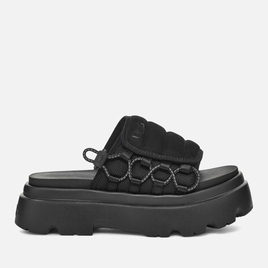 UGG Women's Callie Flatform Sandals - Black - UK 3