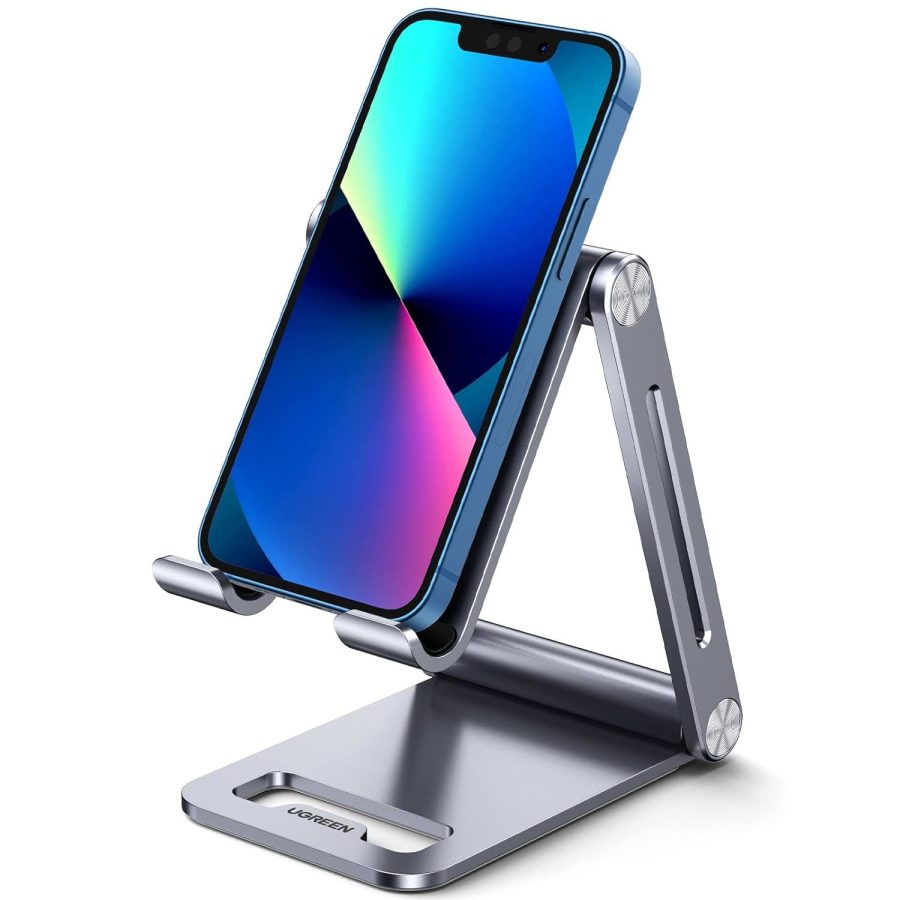 UGREEN Phone Stand for Desk Cell Phone Holder Adjustable Compatible with iPhone