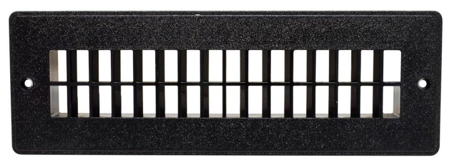 VALTERRA A103366VP A10-3366VP Black Heat and A/C Floor Register with Damper (2-1/4 INCH x 10 INCH)