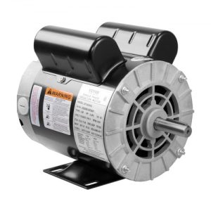 VEVOR 2HP SPL Air Compressor Electric Motor, 115/230V, 15/7.5Amps, 56 Frame 3450RPM, 5/8" Keyed Shaft, CW/CCW Rotation, 1.88" Shaft Length for Air Compressors