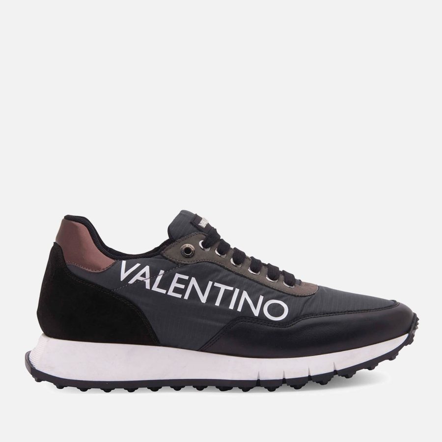 Valentino Men's Aries Suede and Shell Running-Style Trainers - UK 8