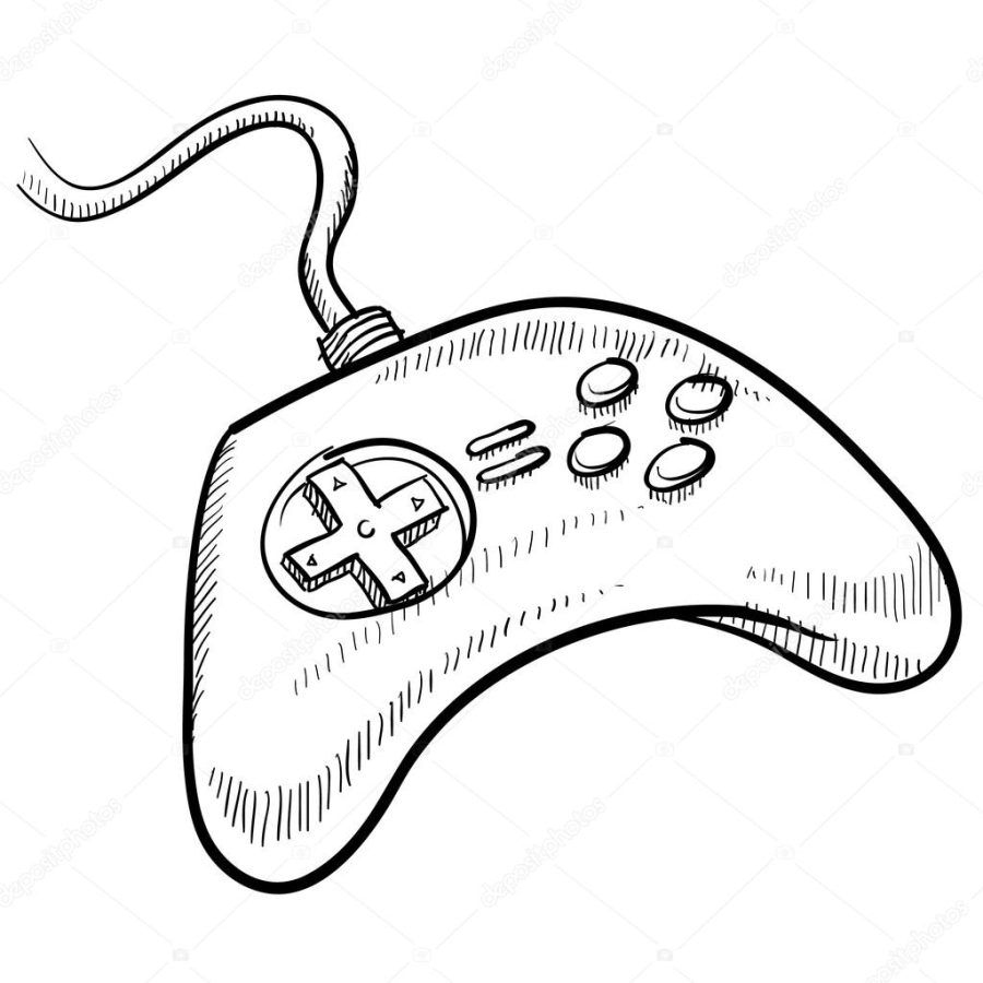 Video game controller sketch
