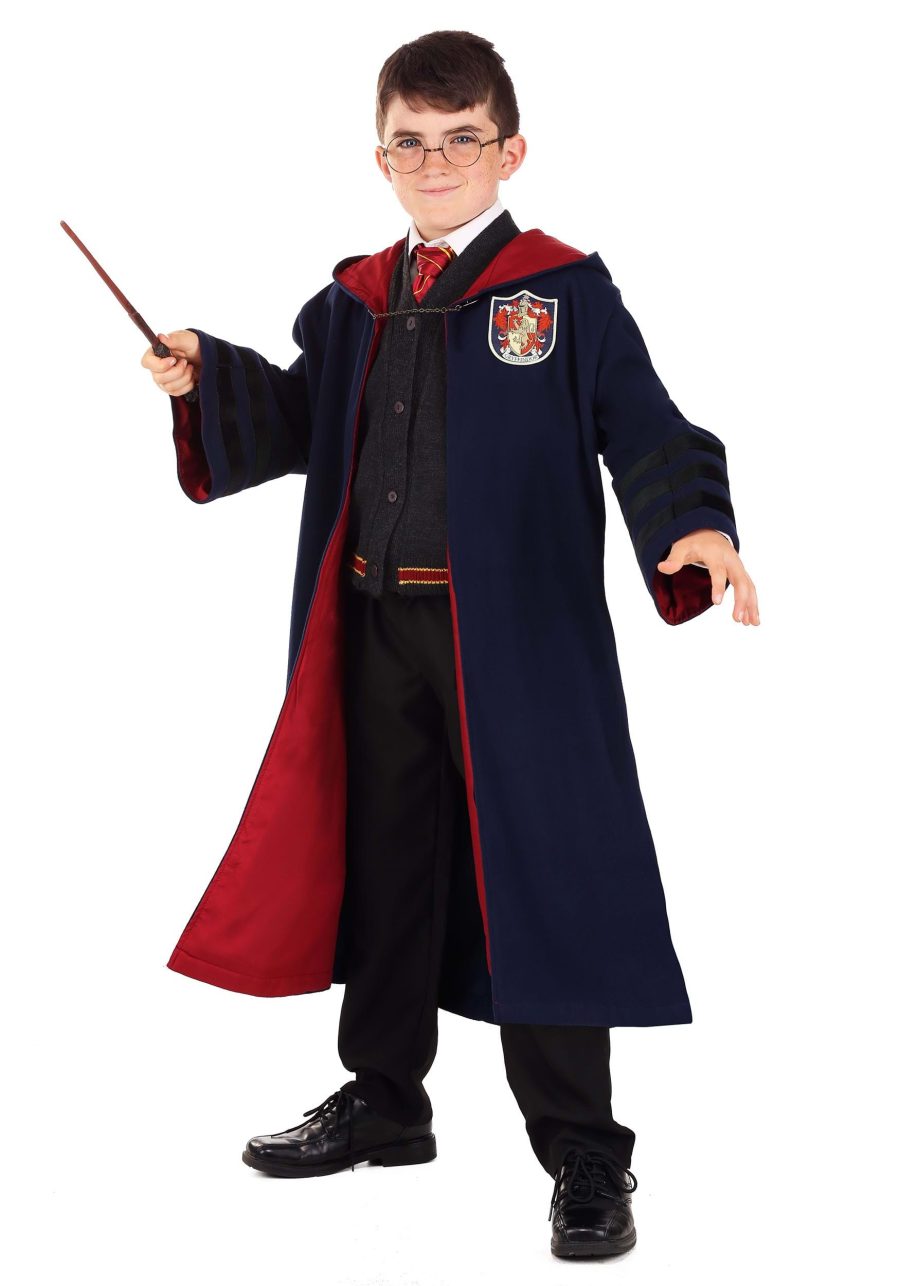 Vintage Kid's Hogwarts Gryffindor Robe Costume