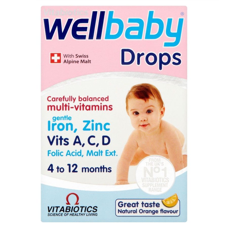Vitabiotics Wellbaby Multi-Vitamin Drops 30ml 4-12 Mnths