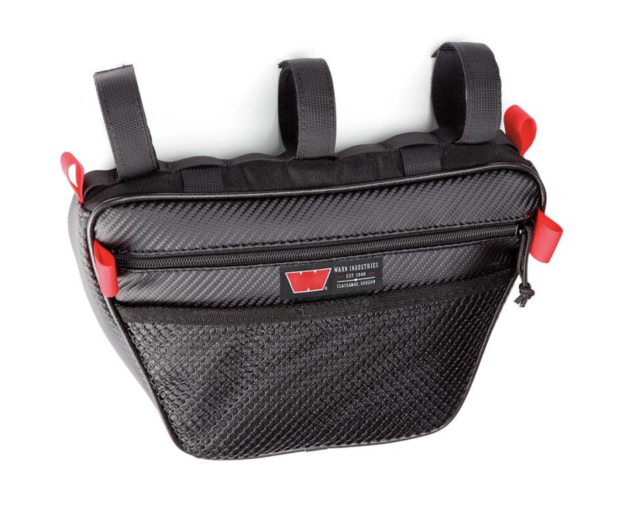 WARN 102644 Epic Trail Gear: Full Size Passenger Grab Handle Storage Bag Black