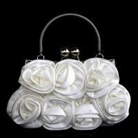 Wedding Handbags Wedding Accessories Bridal Purse Flowers Pleated