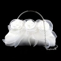 Wedding Handbags Wedding Accessories Evening Clutch Bag Pleated Flowers