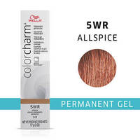 Wella Color Charm Permanent Gel Hair Colour - Allspice,2 Hair Colours,6%/20 Volume Developer (3.6oz)
