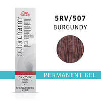 Wella Color Charm Permanent Gel Hair Colour - Burgundy,1 Hair Colour,6%/20 Volume Developer (3.6oz)
