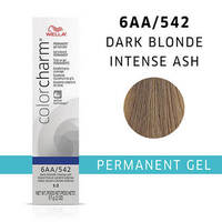 Wella Color Charm Permanent Gel Hair Colour - Dark Blonde Intense Ash,1 Hair Colour,6%/20 Volume Developer (3.6oz)