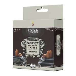 White Sage Soul Sticks Backflow Incense Cone