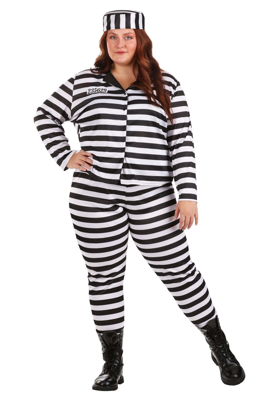 Women's Plus Size Incarcerated Cutie Costume