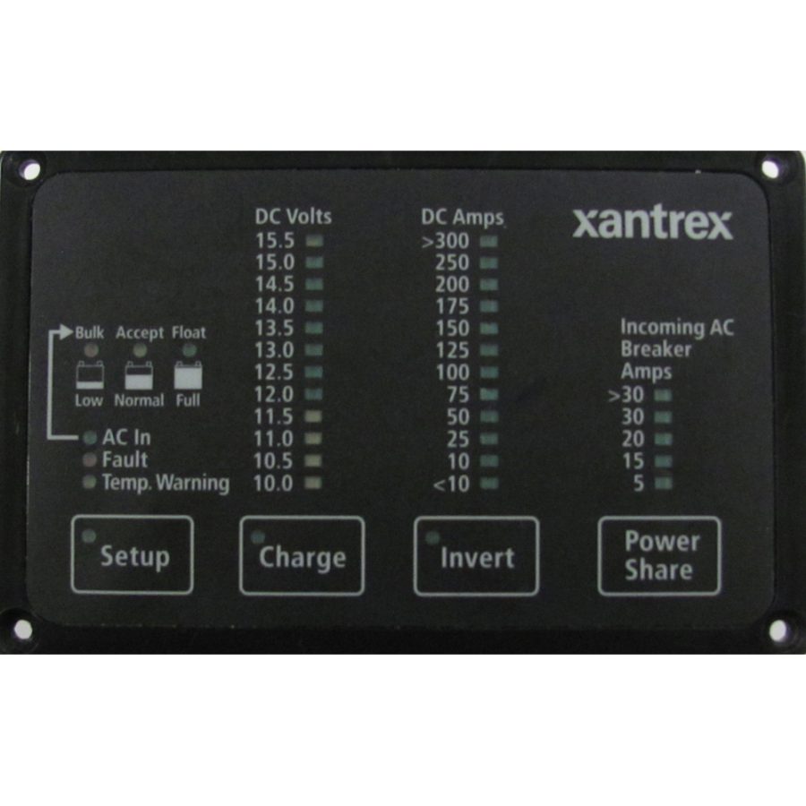 XANTREX 84-2056-01 HEART FDM-12-25 REMOTE PANEL, BATTERY STATUS & FREEDOM INVERTER/CHARGER REMOTE CONTROL