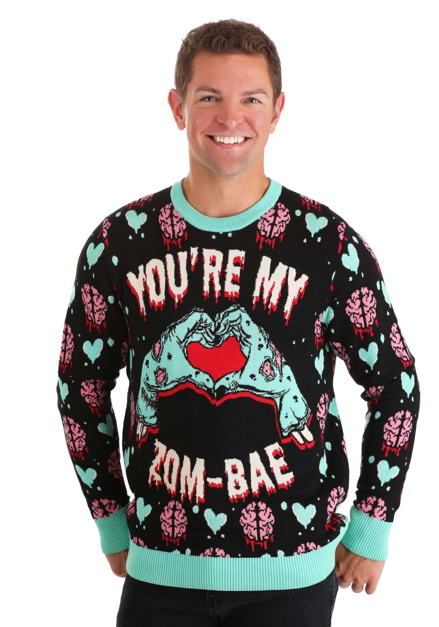 You're My Zom-Bae Adult Valentine's Day Sweater