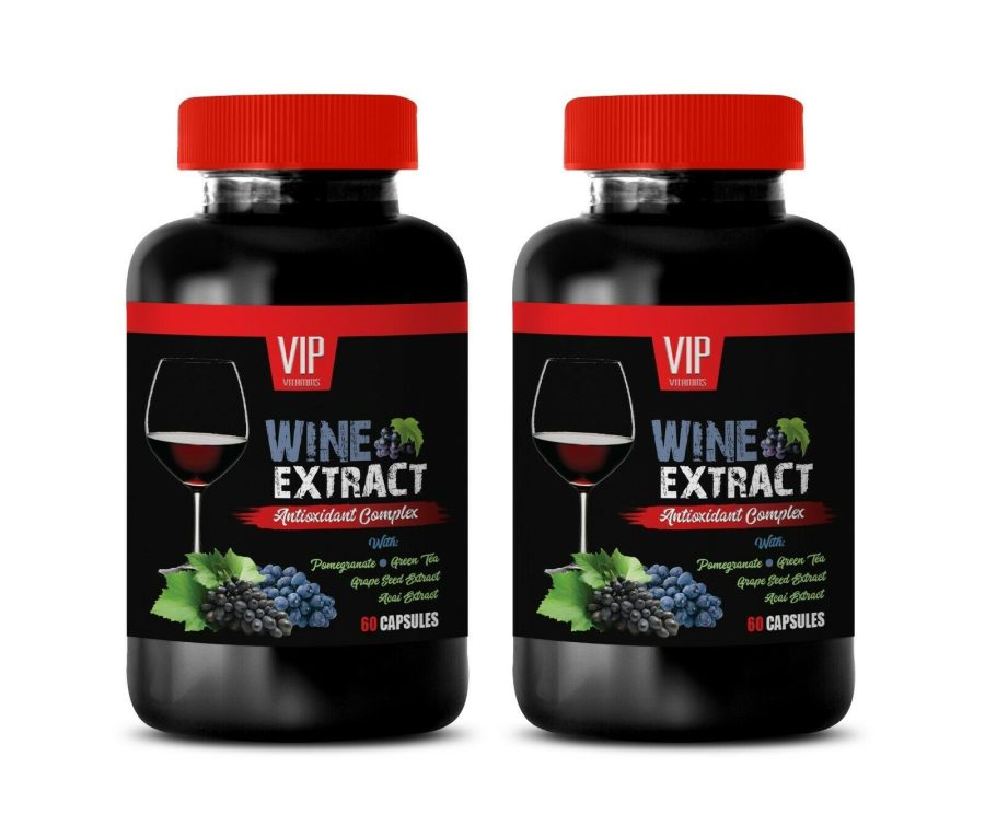 digestion aide - WINE EXTRACT - anti inflammatory supplement 2B 120CAPS