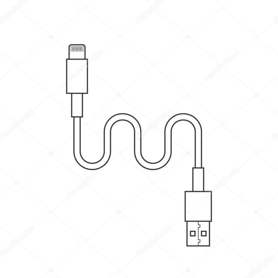 thin line usb lightning charging cable