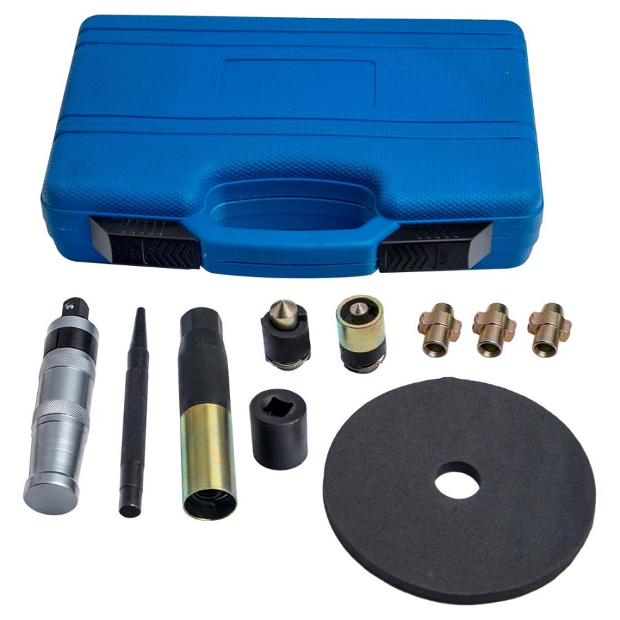 10 Pieces Locking Wheel Nut Removal Set - Replacement Blades Available