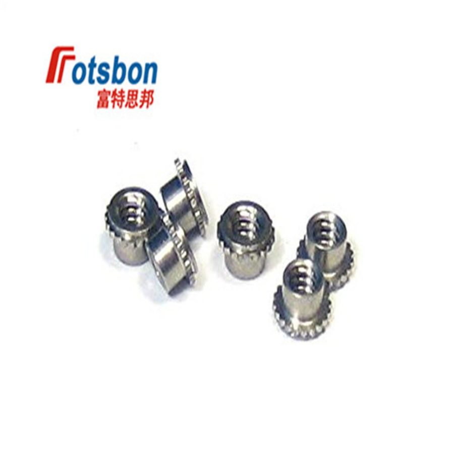 1000Pcs FEOX-632-10 Miniature Non Locking Fasteners Thin Metal Sheet Insert Nuts