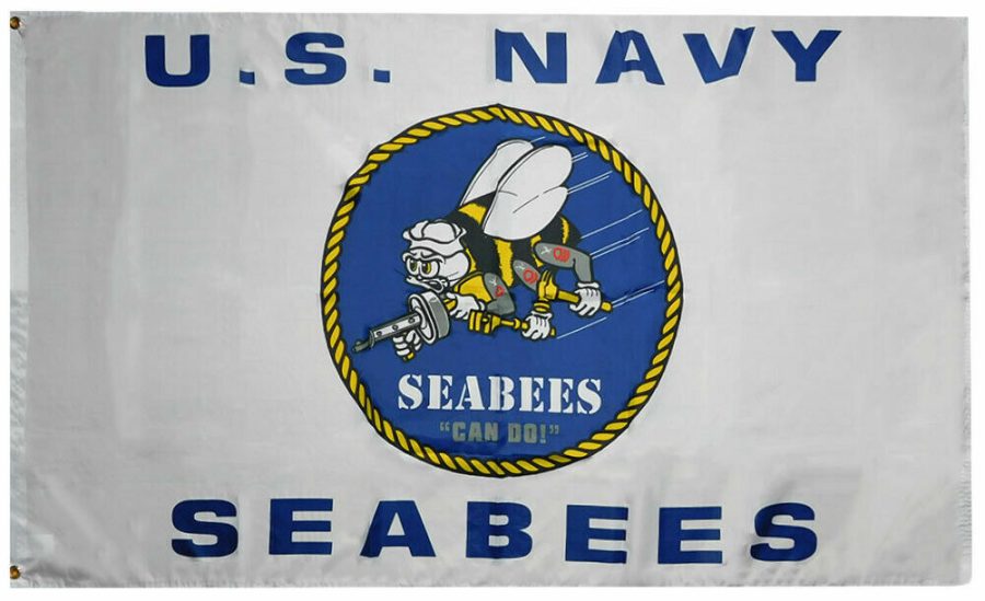 12X18 Us Navy Seabees Flag Indoor Outdoor Banner Military United States 100D